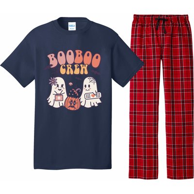 Boo Boo Crew Ghost Doctor Paramedic EMT Nurse Halloween Pajama Set