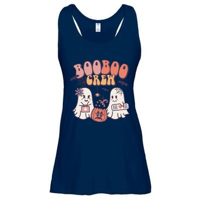 Boo Boo Crew Ghost Doctor Paramedic EMT Nurse Halloween Ladies Essential Flowy Tank