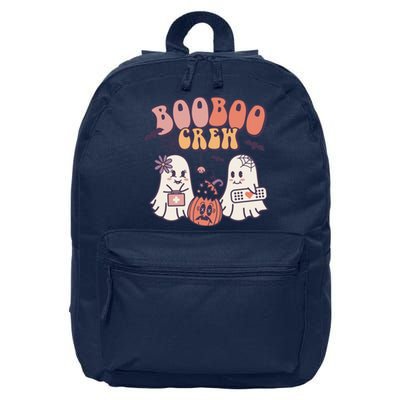 Boo Boo Crew Ghost Doctor Paramedic EMT Nurse Halloween 16 in Basic Backpack