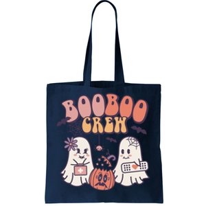 Boo Boo Crew Ghost Doctor Paramedic EMT Nurse Halloween Tote Bag