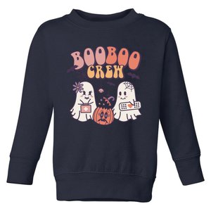 Boo Boo Crew Ghost Doctor Paramedic EMT Nurse Halloween Toddler Sweatshirt