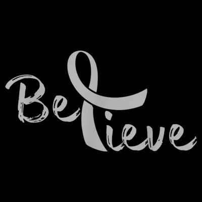 Believe Brain Cancer Brain Cancer Support T-Shirt