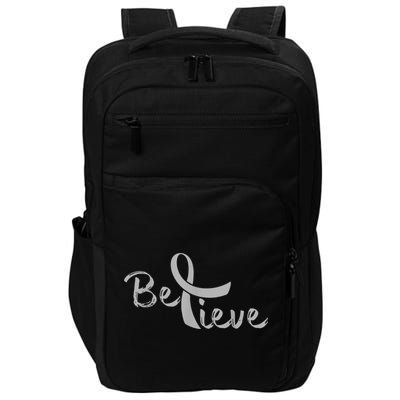 Believe Brain Cancer Brain Cancer Support Impact Tech Backpack
