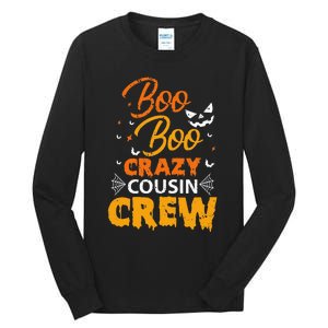 Boo Boo Crazy Cousin Crew Halloween Family Member Cousins Tall Long Sleeve T-Shirt