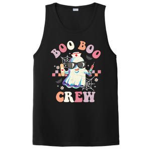 Boo Boo Crew Nurse Halloween Ghost Groovy Retro Matching Gift PosiCharge Competitor Tank