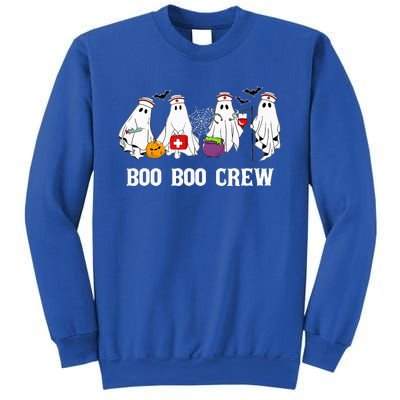 Boo Boo Crew Nurse Funny Ghost Halloween Nursing Sweatshirt