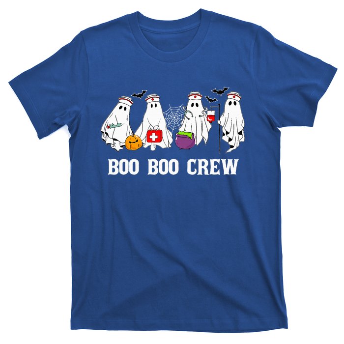 Boo Boo Crew Nurse Funny Ghost Halloween Nursing T-Shirt