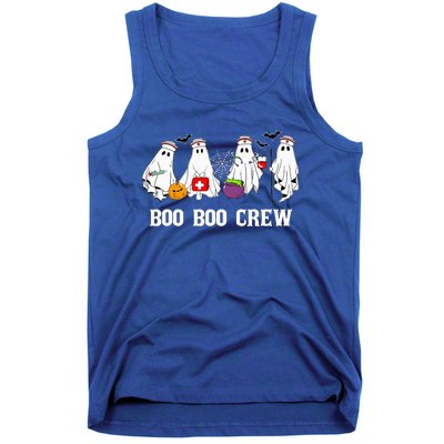 Boo Boo Crew Nurse Funny Ghost Halloween Nursing Tank Top