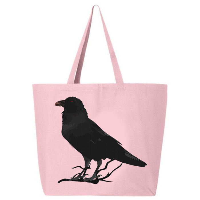 Beautiful Black Crow Raven Bird Silhouette 25L Jumbo Tote