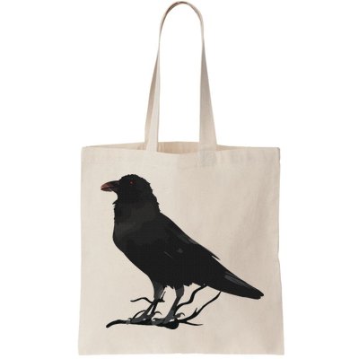 Beautiful Black Crow Raven Bird Silhouette Bag