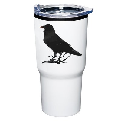 Beautiful Black Crow Raven Bird Silhouette Tumbler