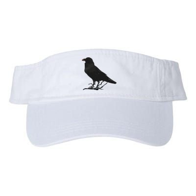Beautiful Black Crow Raven Bird Silhouette Visor