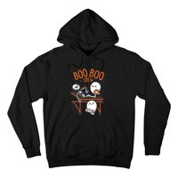 Boo Boo Crew Ghost Doctor Paramedic EMT Nurse Halloween Hoodie