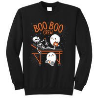 Boo Boo Crew Ghost Doctor Paramedic EMT Nurse Halloween Sweatshirt