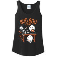 Boo Boo Crew Ghost Doctor Paramedic EMT Nurse Halloween Ladies Essential Tank