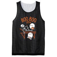 Boo Boo Crew Ghost Doctor Paramedic EMT Nurse Halloween Mesh Reversible Basketball Jersey Tank