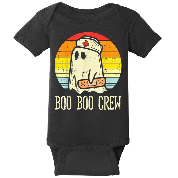 Boo Boo Crew Nurse Halloween Shirt For Nurses RN Ghost Women Baby Bodysuit