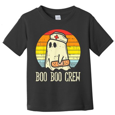 Boo Boo Crew Nurse Halloween Shirt For Nurses RN Ghost Women Toddler T-Shirt