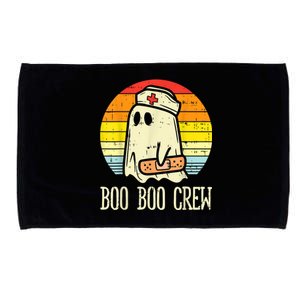 Boo Boo Crew Nurse Halloween Shirt For Nurses RN Ghost Women Microfiber Hand Towel