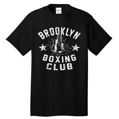 Brooklyn Boxing Club Vintage Distressed Boxing Funny Gift Tall T-Shirt