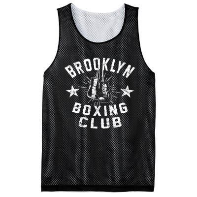 Brooklyn Boxing Club Vintage Distressed Boxing Funny Gift Mesh Reversible Basketball Jersey Tank