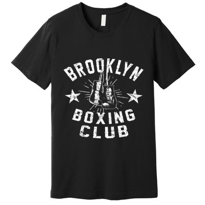 Brooklyn Boxing Club Vintage Distressed Boxing Funny Gift Premium T-Shirt