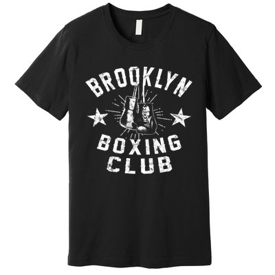 Brooklyn Boxing Club Vintage Distressed Boxing Funny Gift Premium T-Shirt