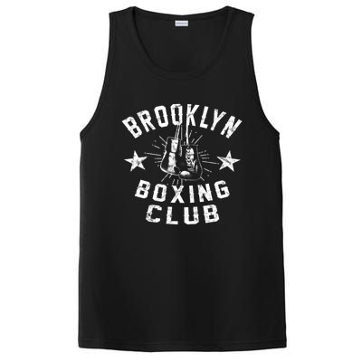 Brooklyn Boxing Club Vintage Distressed Boxing Funny Gift PosiCharge Competitor Tank