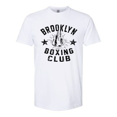 Brooklyn Boxing Club Vintage Distressed Boxing Funny Gift Softstyle CVC T-Shirt