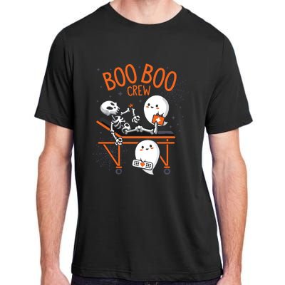 Boo Boo Crew Ghost Doctor Paramedic Emt Nurse Halloween Adult ChromaSoft Performance T-Shirt