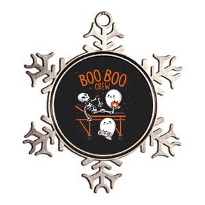 Boo Boo Crew Ghost Doctor Paramedic Emt Nurse Halloween Metallic Star Ornament