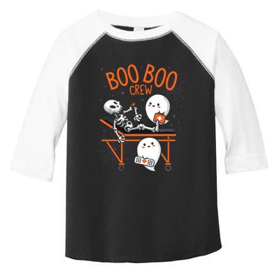 Boo Boo Crew Ghost Doctor Paramedic Emt Nurse Halloween Toddler Fine Jersey T-Shirt