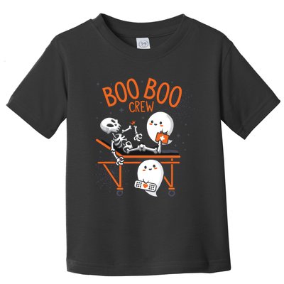 Boo Boo Crew Ghost Doctor Paramedic Emt Nurse Halloween Toddler T-Shirt