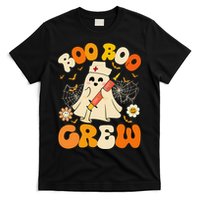 Boo Boo Crew Funny Ghost Nurse Retro Halloween Nursing Gift T-Shirt