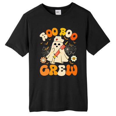 Boo Boo Crew Funny Ghost Nurse Retro Halloween Nursing Gift Tall Fusion ChromaSoft Performance T-Shirt