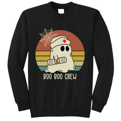 Boo Boo Crew Nurse Halloween Nurse Retro Sweatshirt