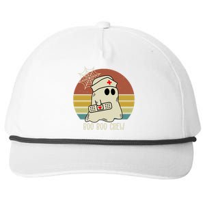 Boo Boo Crew Nurse Halloween Nurse Retro Snapback Five-Panel Rope Hat