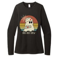 Boo Boo Crew Nurse Halloween Nurse Retro Womens CVC Long Sleeve Shirt