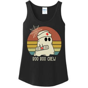 Boo Boo Crew Nurse Halloween Nurse Retro Ladies Essential Tank