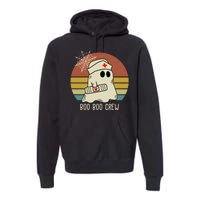 Boo Boo Crew Nurse Halloween Nurse Retro Premium Hoodie