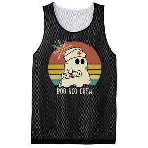 Boo Boo Crew Nurse Halloween Nurse Retro Mesh Reversible Basketball Jersey Tank