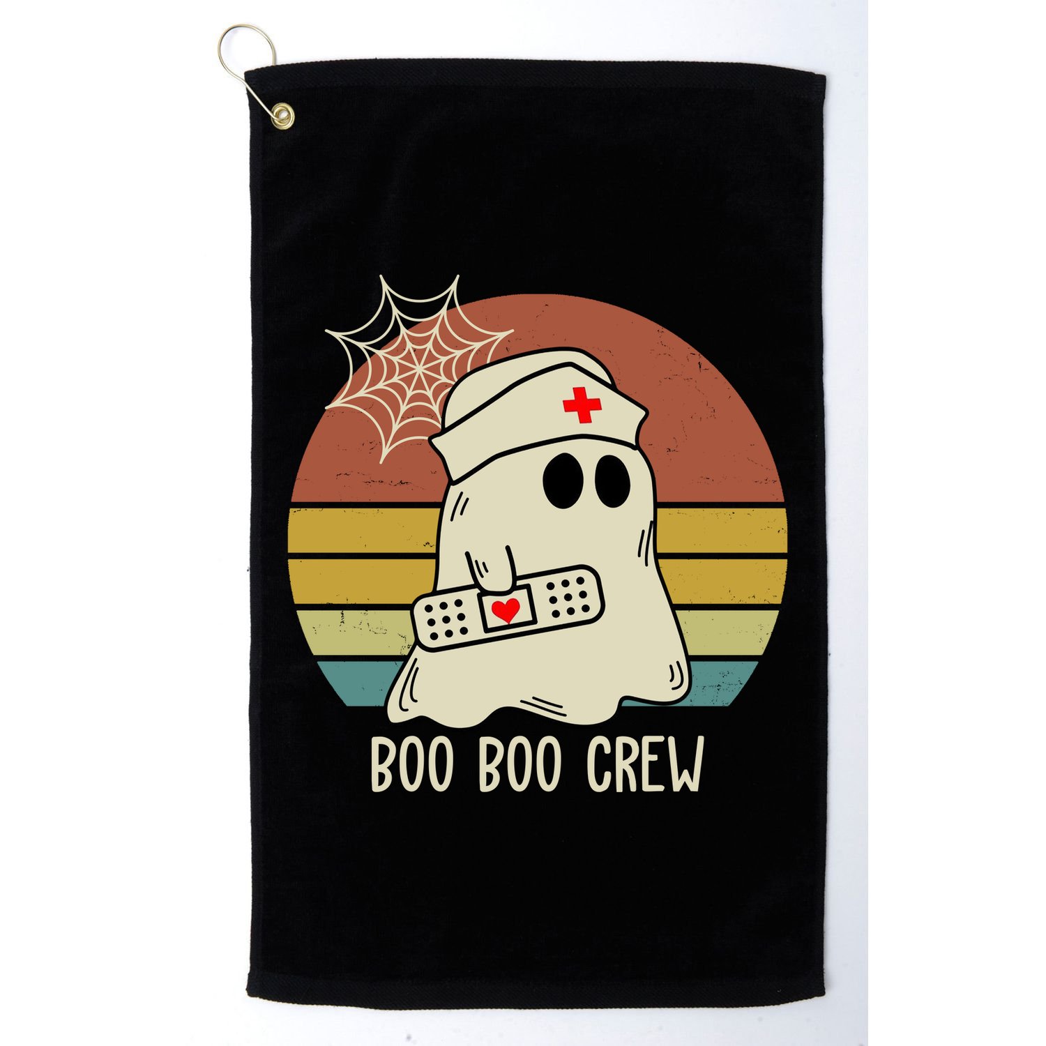 Boo Boo Crew Nurse Halloween Nurse Retro Golf Towel