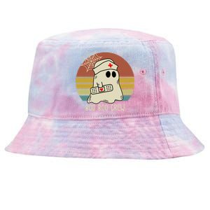 Boo Boo Crew Nurse Halloween Nurse Retro Tie-Dyed Bucket Hat