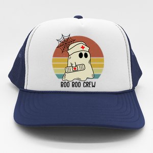 Boo Boo Crew Nurse Halloween Nurse Retro Trucker Hat