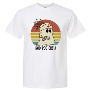 Boo Boo Crew Nurse Halloween Nurse Retro Garment-Dyed Heavyweight T-Shirt