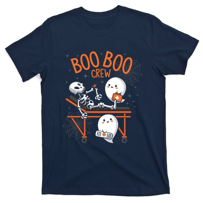 Boo Boo Crew Ghost Doctor Paramedic EMT Nurse Halloween T-Shirt