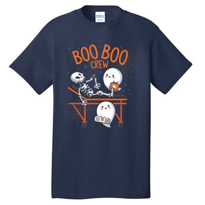 Boo Boo Crew Ghost Doctor Paramedic EMT Nurse Halloween Tall T-Shirt