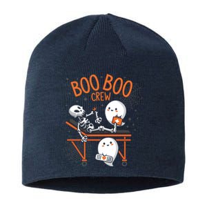 Boo Boo Crew Ghost Doctor Paramedic EMT Nurse Halloween Sustainable Beanie