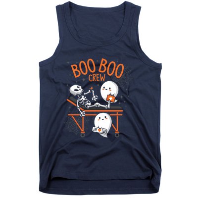 Boo Boo Crew Ghost Doctor Paramedic EMT Nurse Halloween Tank Top