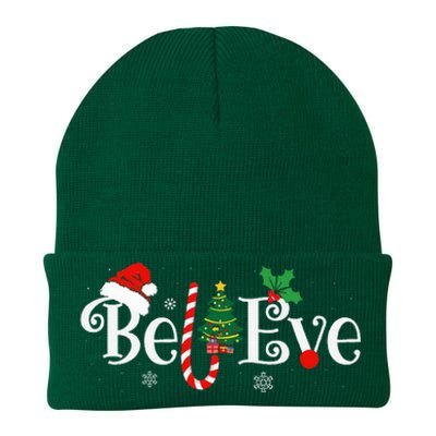 BEST BELIEVE CHRISTMAS PAJAMA EVER Xmas Family Funny  Knit Cap Winter Beanie